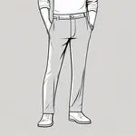 light gray trousers image